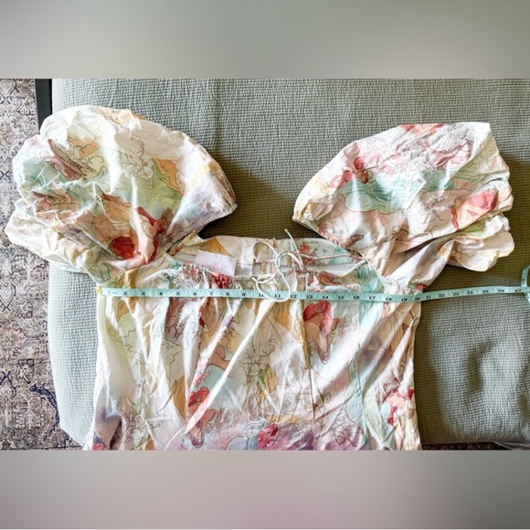 Selkie The Mucha Day Dress Alphonse Mucha Print Midi Size XL - Picture 12 of 12